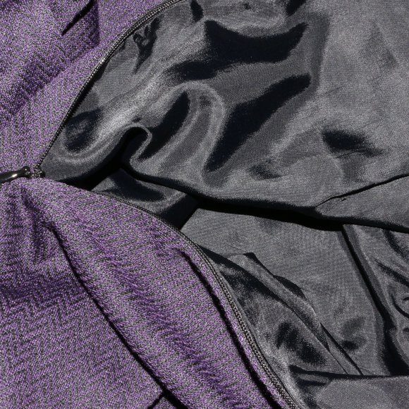 Alex Marie Black/Royal Purple Dress - Picture 8 of 11